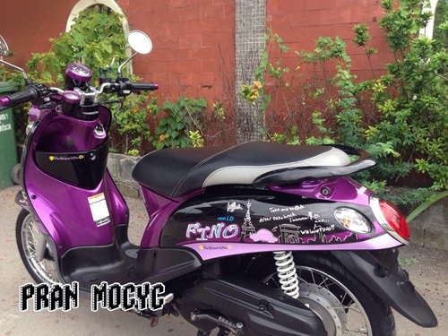 ขายyamaha finoสีม่วงดำ ปี2013