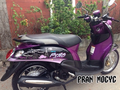 ขายyamaha finoสีม่วงดำ ปี2013