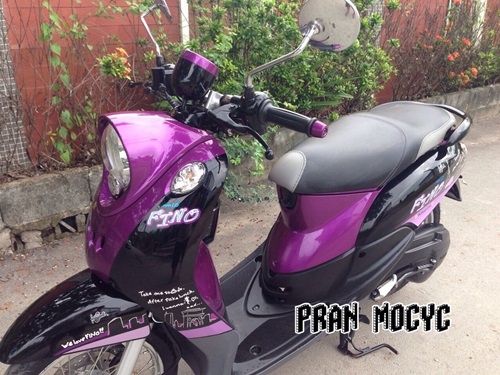 ขายyamaha finoสีม่วงดำ ปี2013