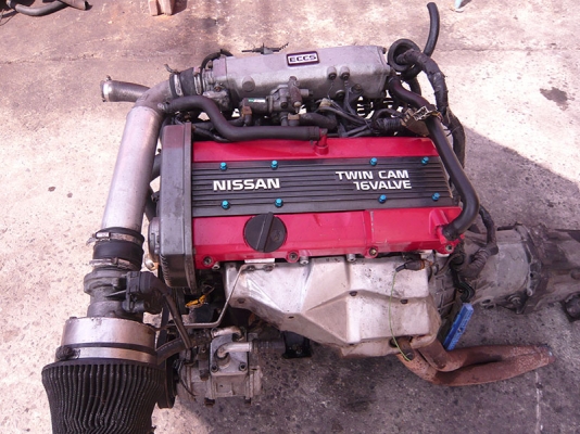 ขายเครื่องยนต์เบนซินขับหลัง Nissan Ca18 เกียร์ธรรมาดา