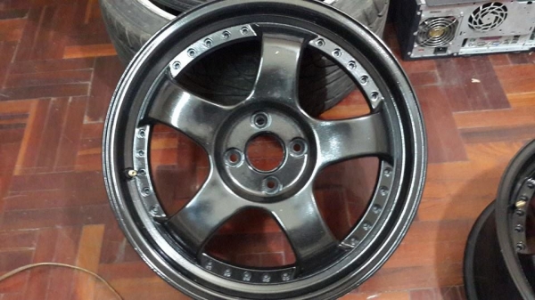 Wwork S1 ขอบ 17 4รู100 สีดำด้าน แม็กเปล่าไม่มียาง Wwork S1 ขอบ 17 4รู100 สีดำด้าน แม็กเปล่าไม่มียาง