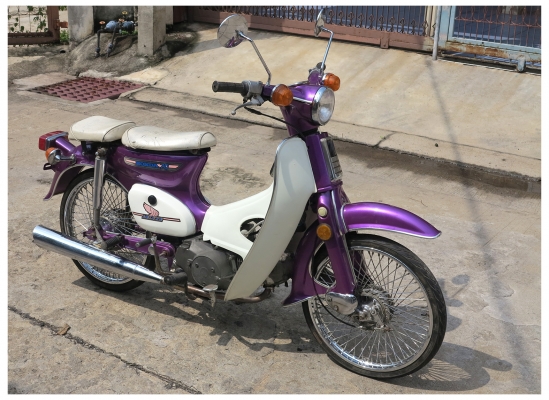 Honda C70 สภาพสวย มีทะเบียน เล่มส้มเก่าของกรมตำรวจ (ราคา 13,000บาท)