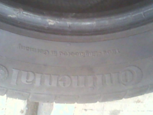 ขายยาง continental 205 55 16 ปี 11 คู่ 1200 บาท
