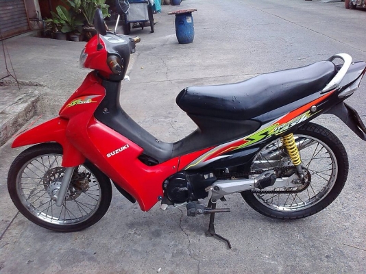 ซูซุกิ สแมช  ปี 46 สีดำ แดง รถบ้าน ราคาเบาๆ