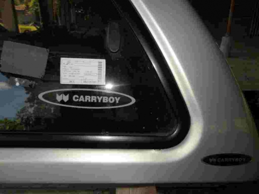 หลังคาแครี่บอย สีบอร์นเงิน สภาพสวย