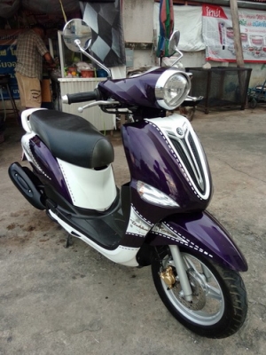 Filano ลายซิป สีม่วง-ขาว หัวฉีดประหยัด รถปี56 สวยๆครับ