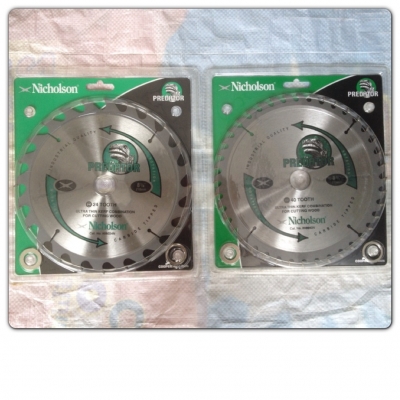 ขายใบเลื่อยวงเดือนสำหรัยตัดไม้ 8 1/4" 210mm NICHOLSON