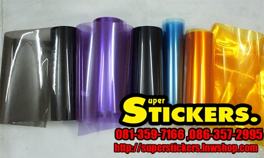 ฟิล์มใสติดไฟหน้ารถ,แร็ฟไฟรถ,เปลี่ยนสีไฟรถ