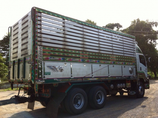 ขายรถบรรทุกพ่วงดัมพ์ ISUZU 360 ปี 56 ดัมพ์แม่ลูกอู่โชคชัย ไมล์ 81,xxx