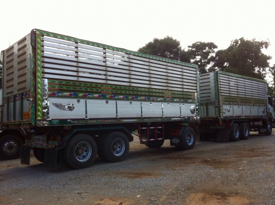 ขายรถบรรทุกพ่วงดัมพ์ ISUZU 360 ปี 56 ดัมพ์แม่ลูกอู่โชคชัย ไมล์ 81,xxx