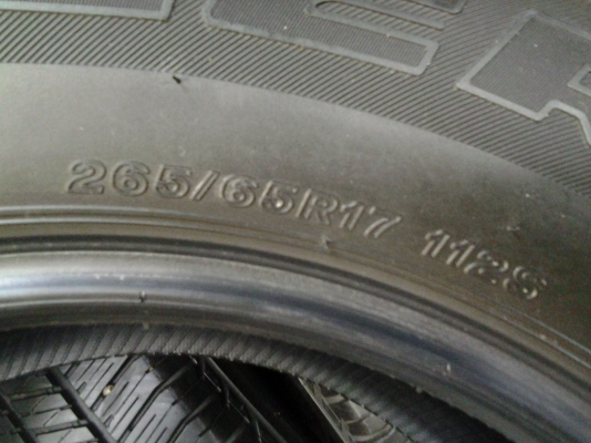 บริสโตน 265/65/17 ปี12 ดอกตรูมๆ