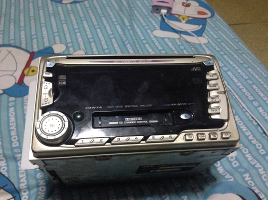 ขายเครื่องเล่น JVC  cd /cassette receiver2din