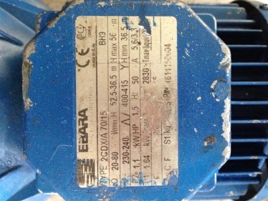 ขาย ปั้มน้ำ EBARA 2แรง