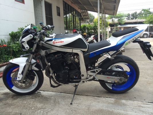 ขายหรือแลก GSX750R Slingshot วางเครื่อง 1100cc ทะเบียนแท้ๆ