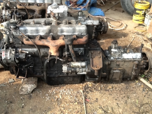 เครื่อง6BF1 170 แรงม้า ใช้งานได้ปกติ พร้อมเกียร์(เครื่องที่1)