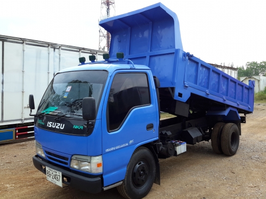6 ล้อกลาง ดัมพ์  ISUZU  *Euro.2*  NKR 130 แรงม้า+Turbo  * ยาว 4.00 ม. *  รถสวยเดิม_สภาพพร้อมใช้งาน * รถห้างแท้ * มีเล่มพร้อม *