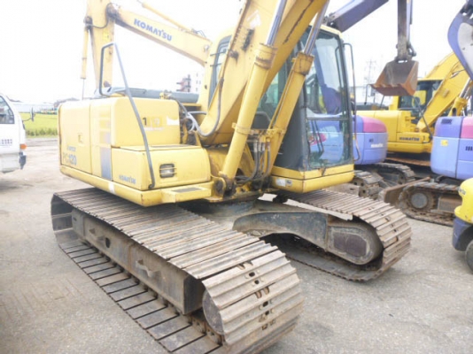 รถแบคโฮเก่าญี่ปุ่นแท้ KOMATSU PC120-6 แทรค 70 ซม.