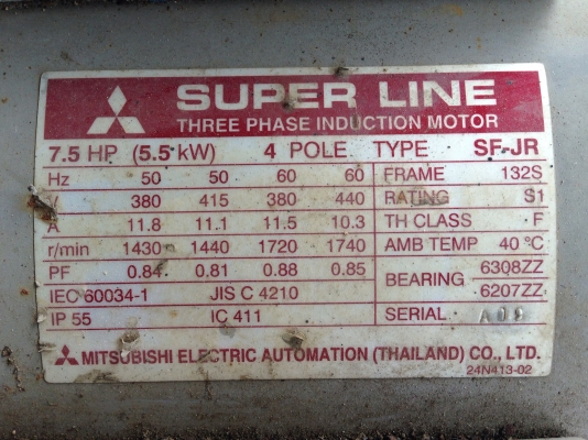 ขายเครื่องฉีดน้ำแรงดันสูงพร้อมมอเตอร์ Hypro มอเตอร์ mitsubishi 7.5 HP. 380V สภาพดี พร้อมแท่นวาง มี 4 ชุดครับ ขายเครื่องฉีดน้ำแรงดันสูงพร้อมมอเตอร์ Hypro มอเตอร์ mitsubishi 7.5 HP. 380V สภาพดี พร้อมแท่นวาง มี 4 ชุดครับ