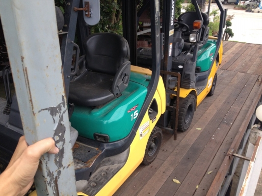 ขายโฟล์คลิฟท์ KOMATSU โคมัตสุ 1.5ตัน รุ่น20 รุ่นใหม่ล่าสุด เสายกสูง3เมตร เครื่องยนต์ดีเซล เกียร์ออโต้ ครบสัญญาเช่าปล่อยขาย3คัน  สนใจติดต่อ บริษัท ชัยเสรียานยนต์ จำกัด