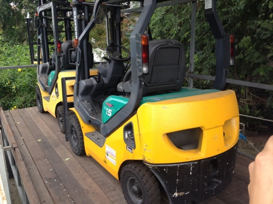 ขายโฟล์คลิฟท์ KOMATSU โคมัตสุ 1.5ตัน รุ่น20 รุ่นใหม่ล่าสุด เสายกสูง3เมตร เครื่องยนต์ดีเซล เกียร์ออโต้ ครบสัญญาเช่าปล่อยขาย3คัน  สนใจติดต่อ บริษัท ชัยเสรียานยนต์ จำกัด