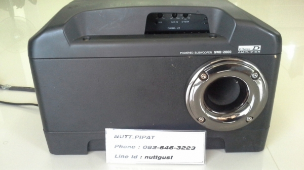 Subwoofer Alpine SWD2000 ดอก 8" แอมป์ในตัว มือสองญี่ปุ่น Subwoofer Alpine SWD2000 ดอก 8" แอมป์ในตัว มือสองญี่ปุ่น