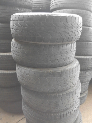 265/70R16 BRIDGESTONE DUELER A/T ชุด 4 เส้น ดอกยางพอได้ TEL.081-427-3941 265/70R16 BRIDGESTONE DUELER A/T ชุด 4 เส้น ดอกยางพอได้ TEL.081-427-3941