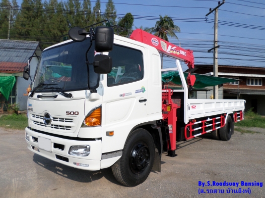 ขาย 6 ล้อ ฮีโน่ เมก้า เครน 5 ตัน  220 แรง ยาว 7.20 ม.ปี 2005 สภาพเดิม สนใจชมรถก่อนได้ครับ ติดต่อ 081-9425443