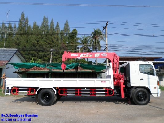 ขาย 6 ล้อ ฮีโน่ เมก้า เครน 5 ตัน  220 แรง ยาว 7.20 ม.ปี 2005 สภาพเดิม สนใจชมรถก่อนได้ครับ ติดต่อ 081-9425443