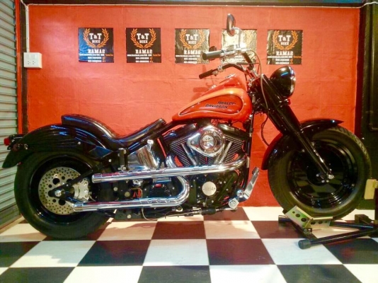 T&amp;T BIKE RAMA2 ขายHARRY DAVIDSON FATBOY ปี1997 EVO อินวอยสรรพสามิตแท้ แต่งเทพๆทั้งคัน ขายในราคาเพียง 379000฿