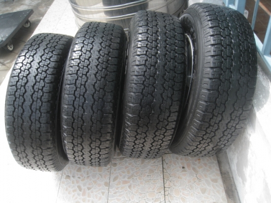 ขายล้อแม็ก dmax 16"x7" et33 6 รู 139.7 สีเงิน ยาง bridgestone dueler h/t 689 245/70r16 ยางผลิตสัปดาห์ที่ 15 ปี 13 ขายทั้งชุด 13,500 บาทครับ สนใจติดต่อเล็กคลองสามครับ 081-3747940 ขายล้อแม็ก dmax 16"x7" et33 6 รู 139.7 สีเงิน ยาง bridgestone dueler h/t 689 245/70r16 ยางผลิตสัปดาห์ที่ 15 ปี 13 ขายทั้งชุด 13,500 บาทครับ สนใจติดต่อเล็กคลองสามครับ 081-3747940