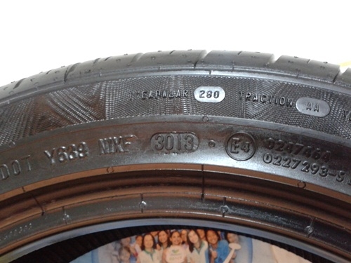 ยาง,195-50-16 Continental สภาพ99\%ปี13แก่ๆหนึ่งชุด 4,700