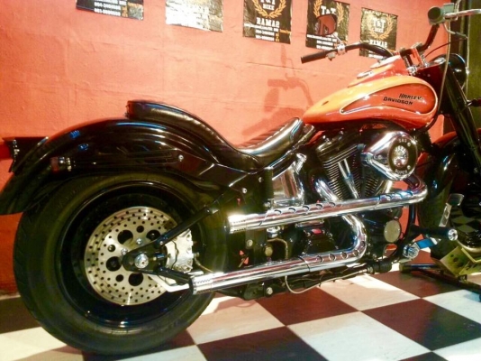 T&amp;T BIKE RAMA2 ขายHARRY DAVIDSON FATBOY ปี1997 EVO อินวอยสรรพสามิตแท้ แต่งเทพๆทั้งคัน ขายในราคาเพียง 379000฿
