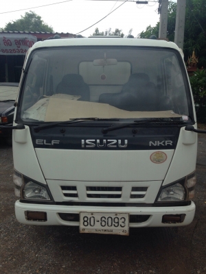 ขายรถ6ล้อดั้ม ISUZU NKR หัวขาวไฟเพชร กระบะดั้มต่อใหม่ทั้งลูก