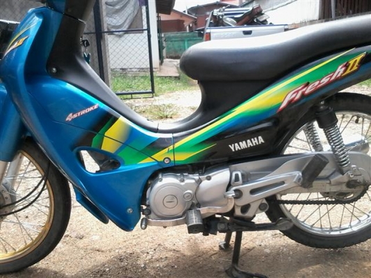ขาย Yamaha Fresh2 ทะเบียนโอนรถเดิมเครื่องแน่นๆเจ้าของเดิมรักษาดี ขาย 8500 บาท