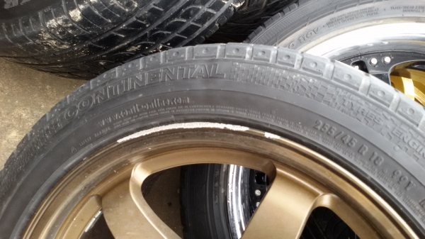 ขายล้อ TE37ขอบ18พร้อมยางชุดละ16500