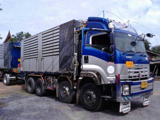 ขาย ISUZU 360 แรง พ่วง 24 ล้อ กระบะเนียมอู่ซุนชัย ดั๊ม รถปี 53