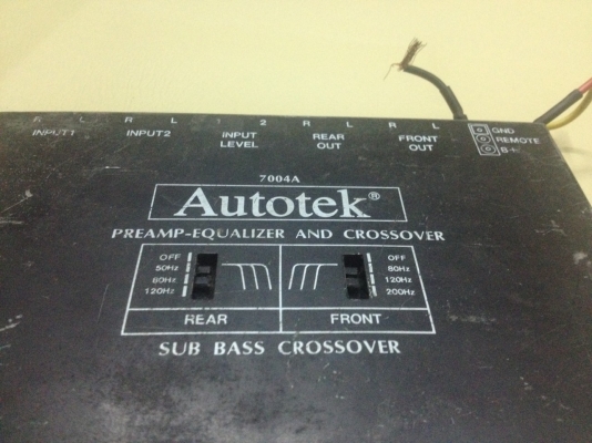 ขายปรีแอมป์ Autotek 7004A (4band) ขายถูกๆ 1200.-