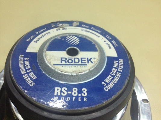 ขายลำโพง 8" RODEK รุ่น RS-8.3 ขายถูกๆ1000.-