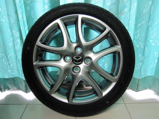 ขายล้อแม็กป้ายแดง Mazda 2 ตัว Top พร้อมยางขอบ 16 สภาพสวยๆ