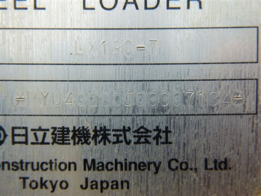 ขายรถตัก Hitachi LX190-7 ขายรถตัก Hitachi LX190-7