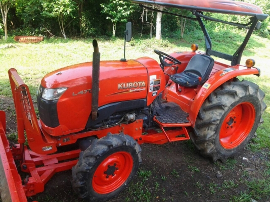 ขายคูโบต้า L4708 อุปกรณ์มีดันหน้า โรตารี่ เครื่องแน่นไ่ม่มีเยิ้ม  พร้อมใช้งานได้ทันที เอกสารพร้อมโอน