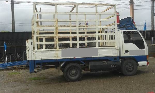 รถกระบะ 4 ล้อใหญ่ใช้เชื้อเพลิง แก๊ซLPG  ISUZU รุ่น NKR