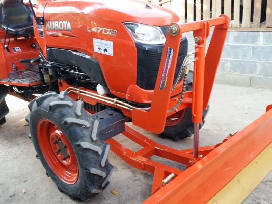 ขายรถไถคูโบต้า  KUBOTA     L4708 (4WD)  พร้อมติดตั้งใบมีดดันหน้าใหม่