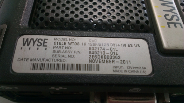 ขาย wyse thin cliant