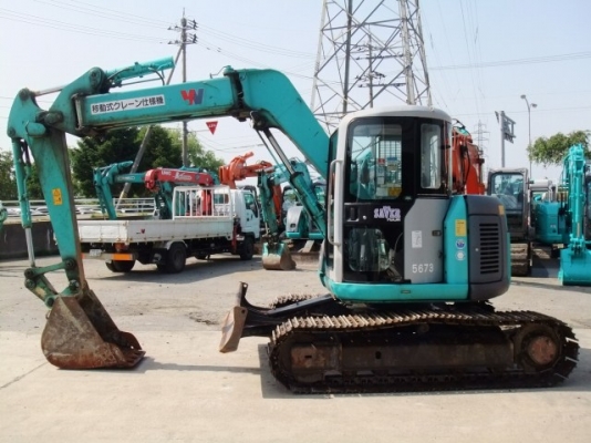 SK75UR-3E #YR05-05673 : รถขุด โกเบ มือสอง Japan stock by kung0813062283