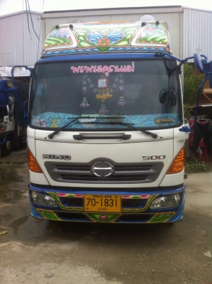 ขายรถบรรทุก HINO FC สูง 2.50 ม.ยาว 7 เมตร  ตู้ทึบ