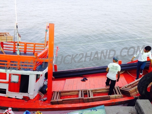 เรือประมงทะเล  เรือ 5 วา 1ศอก  เครื่องคันเตอร์ 100 4 dr 30