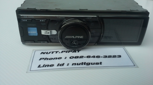 รุ่นใหญ่!! 1Din Alpine iDA-X200 สวยๆ เสียงเยี่ยม รุ่นใหญ่!! 1Din Alpine iDA-X200 สวยๆ เสียงเยี่ยม