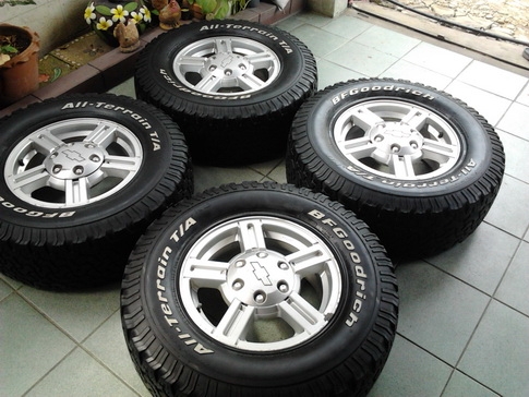 ล้อ + BF All 265/75/16  สภาพดี พร้อมใช้งาน 1ชุด