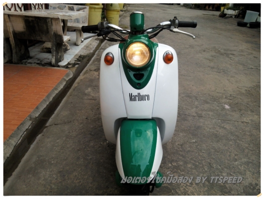 ขายรถป๊อป Yamaha Vino ทำสีใหม่ลายเก๋ไม่เหมือนใคร